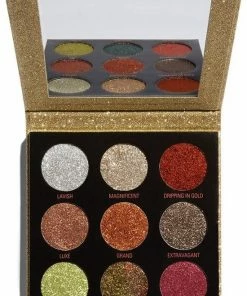 Makeup Revolution Pressed Glitter Oogschaduw Palette - Midas Touch -Maybelline-winkel 550x814 2