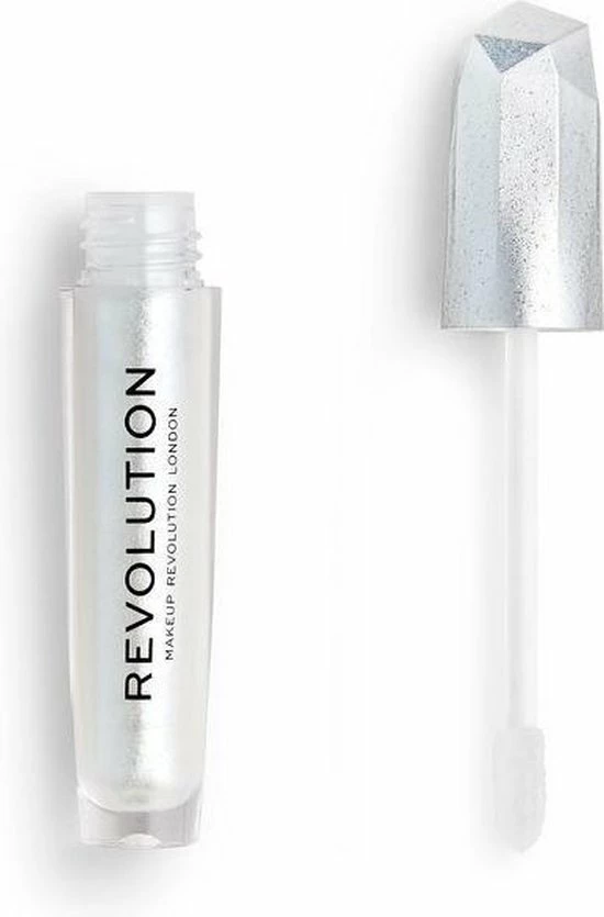 Makeup Revolution - Precious Stone Glitter Lip Topper - Iced Diamond - Lipgloss 4 Makeup Revolution - Precious Stone Glitter Lip Topper - Iced Diamond - Lipgloss - Afbeelding 2